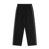 Men Sweatpants Straight-Leg Wide-Leg Pants Daily Casual Sports Pants