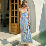 Women Dresses Summer Sexy Backless Lace Sling Dress
