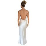 Women Dresses Summer Dress Sexy Long Sleeve Narrow Long Dress (Bla0420)