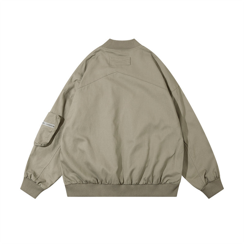 Men Jacket Coat Men's Outdoor Loose Casual Baseball Uniform