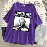 2024Kant Meme Philosophizing Funny Philosophy Tshirt Women