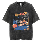 2024Hip Hop Summer Vintage T-Shirt Men Streetwear Japanese