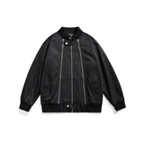 Unisex Jacket Vintage Baseball Uniform Jacket Top Loose Spring and Autumn Coat