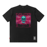 Men T Shirt Skull Fun US Dollar Printed Short Sleeve T-shirt