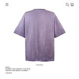 American vintage street T-shirt cotton vintage character print men and women summer loose