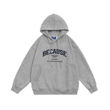 Unisex Hoodie Fall Letter Print Sweatshirt