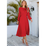 Women Date Dress Fall/Winter Dress Leisure Long Sleeve Dress