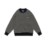 Unisex Hoodie Autumn Striped Printed Sweater