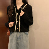 Women Knitted Cardigan Autumn and Winter Sweater Coat