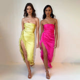Women Dresses Summer Split Hollow Sexy Backless Dress