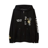 Men Hoodie Loose Pullover Couple Zipper Cardigan Outerwear Men