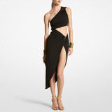 Women Dresses Sexy Sleeveless Dress Hip-Wrapped Dress Skirt (Zns0409)