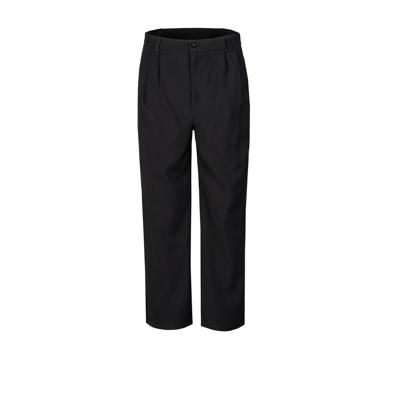 MIJKO Men Vintage Pants MIJKO Hip Hop High Street Straight Suit Trousers Men's and Women's Casual Pants