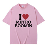I Love Metro Boomin Graphic Print T Shirt Men Women's Hip