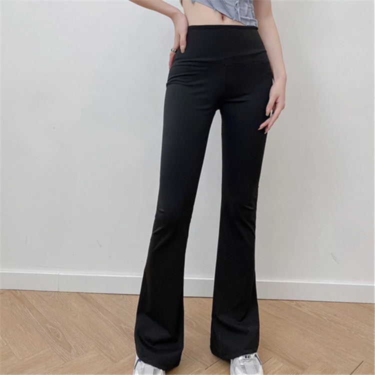 Women Sweatpants Autumn Tight Casual Pants Bell-Bottom Pants