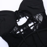 Women Tops Summer Lace Jumpsuit Sexy Slim Jumpsuit