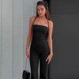 Women Jumpsuit Spring Summer Slim-Fit Jumpsuit (Hawthaw0412)