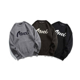Unisex Sweater Autumn Letter Printed round Neck Sweater