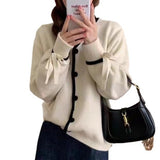 Women Knitted Cardigan Autumn Sweater Coat