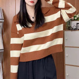 Women Knitwear Spring Polo Collar Knitwear Sweater