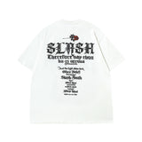 Men T Shirt Vintage Cross Wash Short Sleeve T-shirt