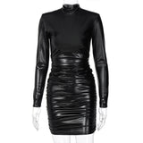Women Dresses Spring Sexy Slim Long Sleeve Dress