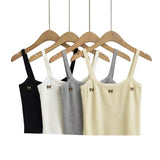 Women Tops Summer Butterfly Knitted Camisole
