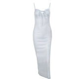 Women Dresses Sexy Suspenders Backless Dress Formal Dress