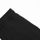 Men Sweatpants Solid Color Simple Exercise Casual Pants Straight Wide Leg Sweatpants