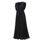 Women Date Dress Chiffon Dress Slim Fit Dress