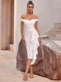 Women Evening Dress Bandage One-Piece Dress