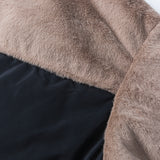 Unisex Winter Cotton Coat Gold Carved Wool down Jacket Warm down Jacket