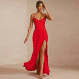 Women Dresses Sexy Sling Dress Long Dress Dress (Zns0409)