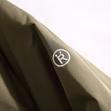 Unisex Winter Cotton Coat Pocket Decorative Hooded Cotton-Padded Coat Vintage Loose and Warm Cotton-Padded Coat