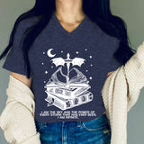 Fourth Wing Women T-shirt V-neck Fashion Lady Tops Tees