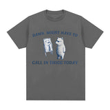 Might Have To Call in Thicc Today Funny Meme T Shirt Short