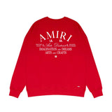 Amiri Long Sleeved Shirt Fashion Brand Crew Sweatshirts round Neck Sweater