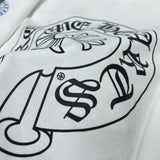 Chh Chrome Hearts Hoodie autumn/winter color spine gradual change small horseshoe zip jacket hooded sweater