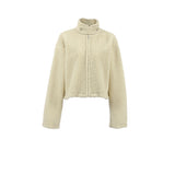 Women Trench Coat Autumn Winter Berber Fleece Coat Stand Collar Casual Loose