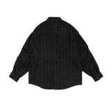 Unisex Jacket Autumn Vintage Stripe Shirt