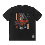 Men T Shirt Summer Cartoon Printed Short Sleeve T-shirt