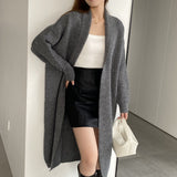 Women Cardigan Sweater Autumn Sweater Jacket Long-Sleeved Loose W2371