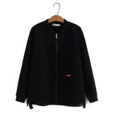 Women Jacket Spring and Autumn Casual Zipper Baseball Uniform Jacket