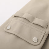 Women Jacket Short Pu Leather Jacket with Metal Buckle