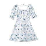 Women Dresses Summer Lace Dress Short Skirt (Xds0414)