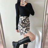Women Sweater Knitwear off-Shoulder Pullover Slim Bottoming Shirt