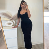 Women Dresses Spring/Summer Sexy Backless Spaghetti Straps Dress