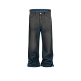 MIJKO Men's Vintage Pants MIJKO Men's Women's Old Design Jeans Straight Pants