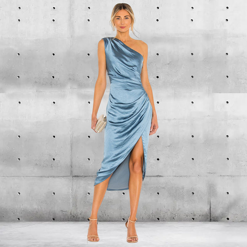 Women Dresses Split Sexy Dress Long Dress Dress (Zns0409)