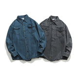 Unisex Shirts Autumn Washed Denim Shirt